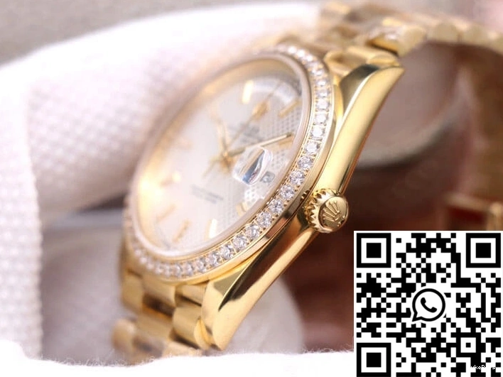 EW Silver Day-Date Dial Factory M228348RBR-0005 Rolex 0505